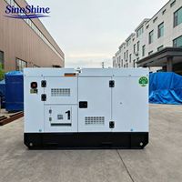 SinoShine générateur Diesel silencieux 20KVA 20KW triphasé Portable sauvegarde à domicile 50Hz 220V 380V démarrage