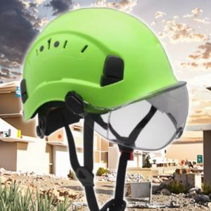 Casque de sécurité pour chantier, personnalisable, directement de l'usine, pour homme, épaissi, anti-choc, pour l'escalade, en promotion - Product Image 1
