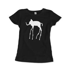 T-shirt in jersey di cotone 100% con schizzo dell'elefante di Salvador Dali - Product Image 6