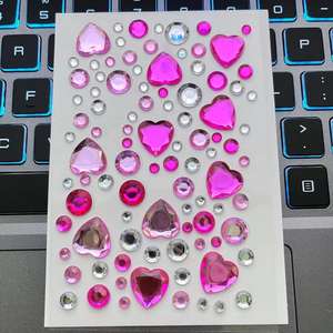 สติกเกอร์สักลายชั่วคราวลายหินหลากสีสัน ZHONGLI สำหรับงานเทศกาลดนตรี เครื่องประดับตกแต่งใบหน้าสำหรับงานปาร์ตี้ ผลิตในจีน - Product Image 2