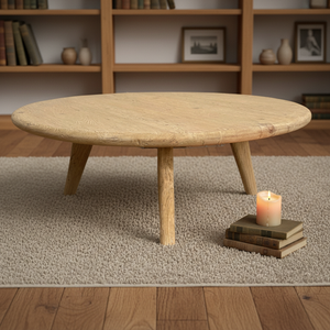 โต๊ะกาแฟไม้สไตล์มินิมอล โต๊ะกลางทันสมัยสำหรับห้องนั่งเล่นตกแต่งบ้าน - Product Image 2