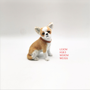 Peluches de animales para el hogar, peluches de perro <span class=keywords><strong>Chihuahua</strong></span> para navidad, regalos de vacaciones, artesanía de decoración - Product Image 4