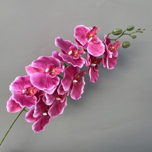 High End kelebek orkide düğün çiçek düzenleme çok renkli <span class=keywords><strong>Twig</strong></span> kelebek orkide simülasyon dekorasyon toptan - Product Image 6