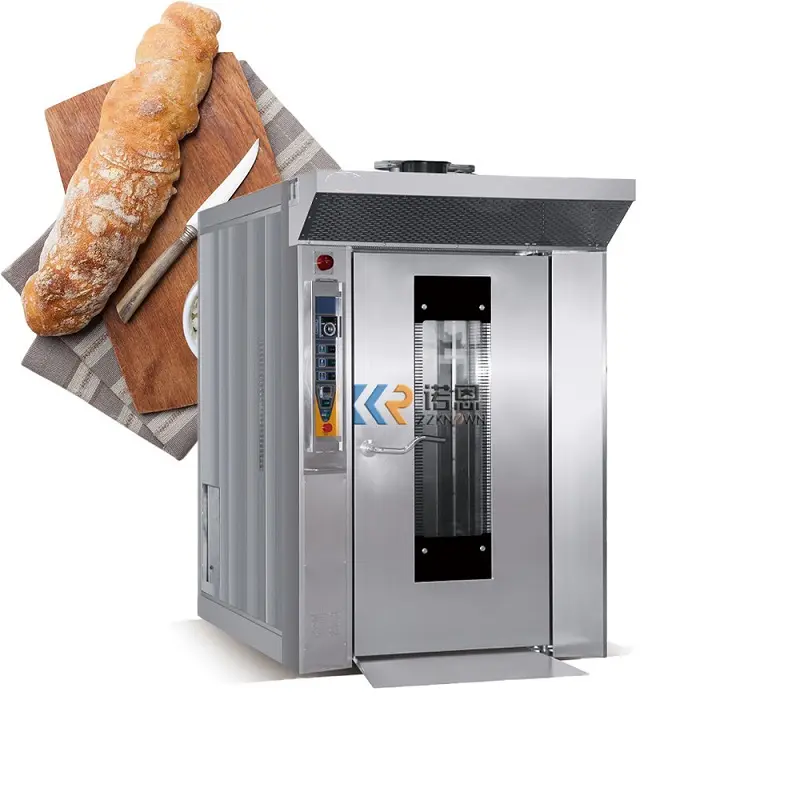 2024 Rotary Toaster Ofen Brot Pizza Keks Luft fritte use Rotary Commercial Back maschine Brot Bäckerei Ausrüstung