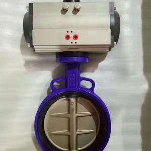 Válvula de Mariposa Neumática de Acero Inoxidable D671X/D641X con Brida para Aplicaciones de Gas de Combustión de Etileno y Propileno, Aplicación en Carbón, Temperatura Ambiente - Product Image 4