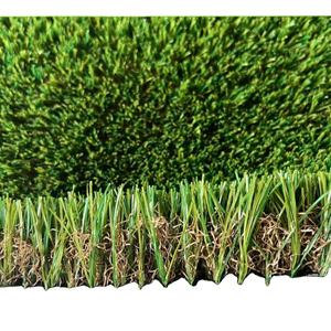 Yüksek kalite 50mm kazık yüksekliği suni çim futbol peyzaj futbol spor uygulaması için yeşil sentetik çim koyarak - Product Image 1