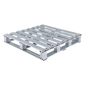 Cheap cost ECO Storage Heavy Duty Galvanized Steel Pallet Customized Powder Coating Color Metal Pallet