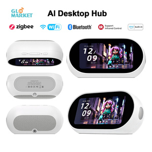 แผงควบคุมบ้านอัจฉริยะ Glomarket ขนาด 5 นิ้ว Tuya WiFi พร้อม Zigbee Gateway Mesh IR รองรับ Alexa Voice Intercom หน้าจอสัมผัส ขายส่งแบบ OEM - Product Image 1
