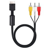 Cordon Audio-vidéo Composite stéréo AV RCA 6 pieds 1.8M pour câble PS2 AV