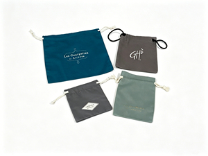 Durable Reusable Black Cotton Canvas <b>Drawstring</b> Bags Small Gift and Jewelry <b>Pouch</b> for Clothing and Socks Recyclable - Product Image 5