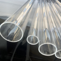 Tube acrylique transparent sans soudure OD 800 mm, grand diamètre, en PMMA, pour chambre - Vente chaude