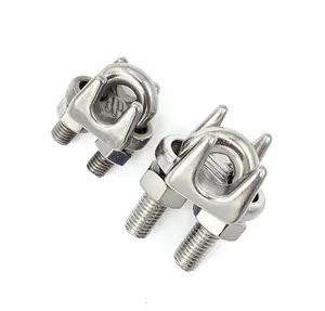 DIN 741 Stainless Steel Drop Forged Wire Rope Clamp U Bolt Wire Rope Clip Wire Rope Clamps For Cable End Connections