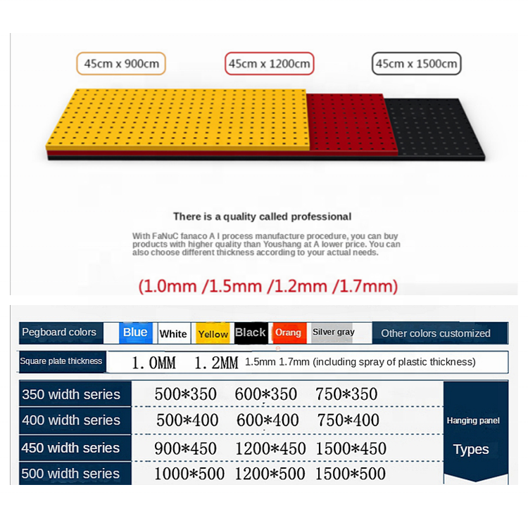 metal pegboard heavy duty for shop