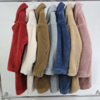 Abrigo de piel suave de oso de peluche para mujer, abrigo de peluche para Otoño e Invierno