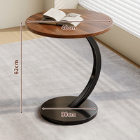 Meilleures ventes Meubles de salon les plus populaires Canapé Table d'appoint Table d'angle en forme de C Petite table basse en bois