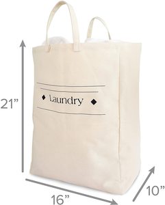 Organisateur Sac <span class=keywords><strong>à</strong></span> <span class=keywords><strong>linge</strong></span> en toile naturelle Grand sac de rangement pour vêtements Jouets <span class=keywords><strong>à</strong></span> <span class=keywords><strong>linge</strong></span> sale Pliable Pliable pour un rangement facile - Product Image 1