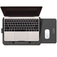 Nouvelle conception, sacoche pour tablette 11, 12, 13, 15 pouces, sacoche portable en cuir PU pour ordinateur portable avec support, mallette en cuir 14 pouces