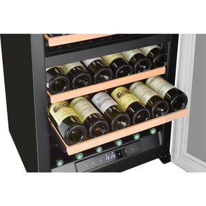 Refroidisseur à vin <span class=keywords><strong>45</strong></span> bouteilles, réfrigérateur à vin à compresseur intégré pour usage domestique avec une <span class=keywords><strong>largeur</strong></span> de 55 cm, température électrique 80, température électronique Rohs 220 - Product Image 5