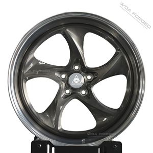 Jantes forgées deux pièces gris brossé sur mesure 19 20 21 pouces à déport profond en alliage pour <span class=keywords><strong>Dodge</strong></span> Challenger Charger <span class=keywords><strong>SRT</strong></span> Hellcat Muscle Cars - Product Image 1