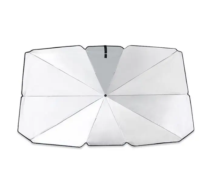 Protezione dello schermo pieghevole parasole per auto parabrezza protezione solare borsa OEM blocco personalizzato ISF Logo tempo imballaggio all'interno del sole