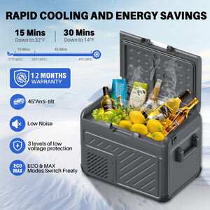 États-Unis livraison gratuite <span class=keywords><strong>solaire</strong></span> double zone Rechargeable 25L plastique aluminium Portable compresseur voiture - Product Image 2