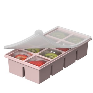 Nouveauté : Moule à glace en silicone durable, portable, réutilisable, flexible, grande capacité, facile à nettoyer, sans BPA, sans danger pour les aliments - Product Image 1