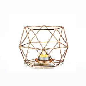HOT Geometric Tealight Candle Holders Wedding Reception Decor for Table Centerpiece Votive Candle Stand Accents for Tea Light