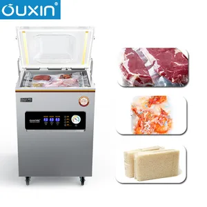 In Stock Meat Sausage Pouch Single Chamber Food Saver Vacuum Sealer Machine Continuously Work Food Packaging Machinery Vacuum