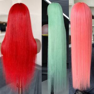 Peluca de cabello humano brasileño virgen, de 40 pulgadas postizo, sin pegamento, color <span class=keywords><strong>rubio</strong></span> 613 HD, con cierre Frontal, transparente, sin pegamento - Product Image 3