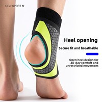 Support de cheville respirant, anti-torsion, réglable, léger, en fibre de polyester fine, protection pour basketball, football, course à pied, personnalisable