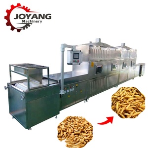 เครื่องอบแห้งตัวอ่อน BSF แบบไมโครเวฟ สแตนเลส ผลิตจากโรงงานจีน ควบคุมด้วย PLC พร้อมเครื่องยนต์และชุดเกียร์ไฟฟ้า - Product Image 2