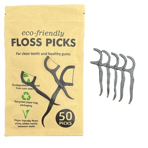 Umweltfreundlicher 100% Kompostierbarer PLA Zahnseide-Stick Veganer Zahnseide-Picker - Product Image 5
