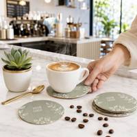 Sous-verres en papier absorbant personnalisés pour bars et hôtels, en pâte de bois, carrés et ronds, vente en gros pour fournisseurs