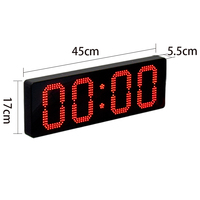 Reloj Temporizador Láser LED Digital de 4 Pulgadas con Pantalla de 4 Dígitos de una Sola Cara para Deportes y Fitness