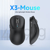 Ratón Inalámbrico Attack Shark X3, Ligero, con Sensor PAW3395, Apto para Portátiles, Computadoras de Oficina, Juegos Electrónicos, Tres Modos