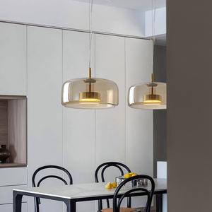 Kitchen Island Lighting <b>Dining</b> Room bar Nordic Modern Single Head Metal and Glass Pendant <b>Light</b> - Product Image 4