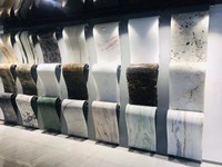 Décoration murale naturelle de 1 à 2mm pour la maison, dalles minces en pierre naturelle flexible lisse ultra mince et moderne, feuilles de placage en ardoise véritable