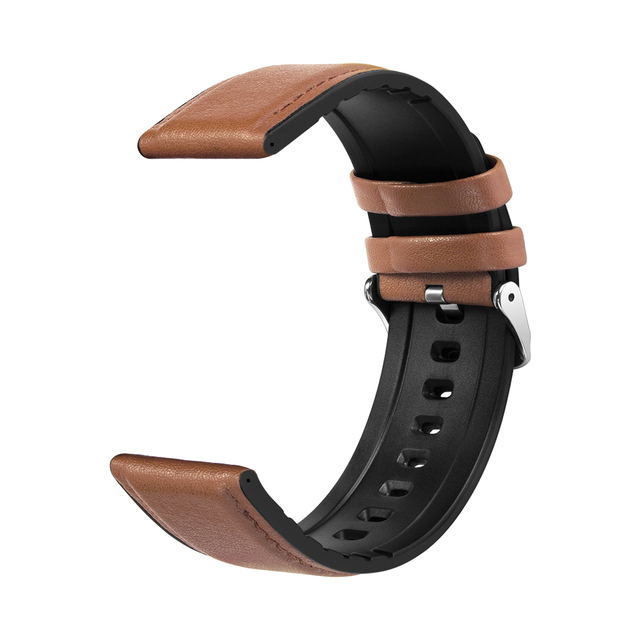 Designer Smart Silicone Leather Designers Strap 20mm 22mm Watch Bands Luxury Smart Watch Band