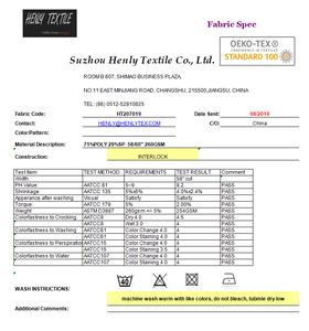 Tela ecuestre HT207019 71% POLIÉSTER 29% SPANDEX 260GSM TELA DE INTERBLOQUEO PREMIUM DE PUNTO para PANTALONES DE LEGGING Tela ecuestre de Golf - Product Image 3