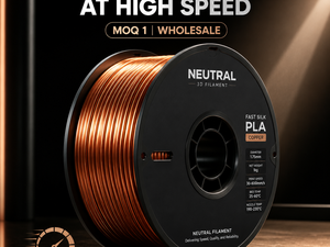Filamento PLA de Seda Neutro de Alta Velocidad 1.75mm 1KG para Impresora 3D, Metálico Oro Plata Cobre, para Bambu Lab Creality - Product Image 6