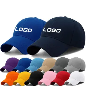 Casquette de baseball brodée par OEM avec logo personnalisable de couleur unie de haute qualité Casquette casquettes personnalisées pour hommes et femmes