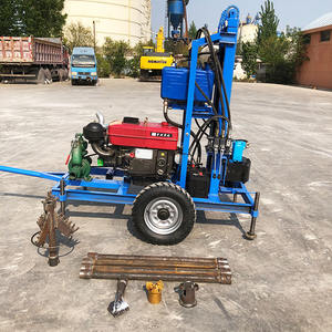 Vente directe d'usine de petites foreuses à eau sur roues pour l'utilisation d'essai dans le forage de puits d'eau communautaires. - Product Image 3