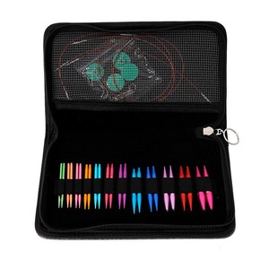 Vente en gros d'outils à tricoter Chandail en oxyde d'aluminium Aiguille à col aiguille 5.5cm Ensemble d'<span class=keywords><strong>aiguilles</strong></span> <span class=keywords><strong>circulaires</strong></span> détachables <span class=keywords><strong>pour</strong></span> chandail - Product Image 2