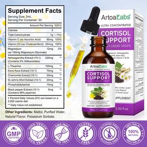 ArtoaLabs 60ml hormon keseimbangan hormon pendukung cairan tetes vegetarian organik suplemen cair untuk fokus suasana hati & tidur - Product Image 5