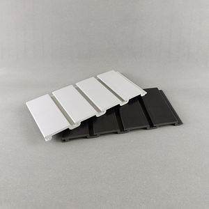 Venta caliente negro PVC Slatwall Panel impermeable nuevo diseño PVC garaje listón pared para uso en interiores - Product Image 4