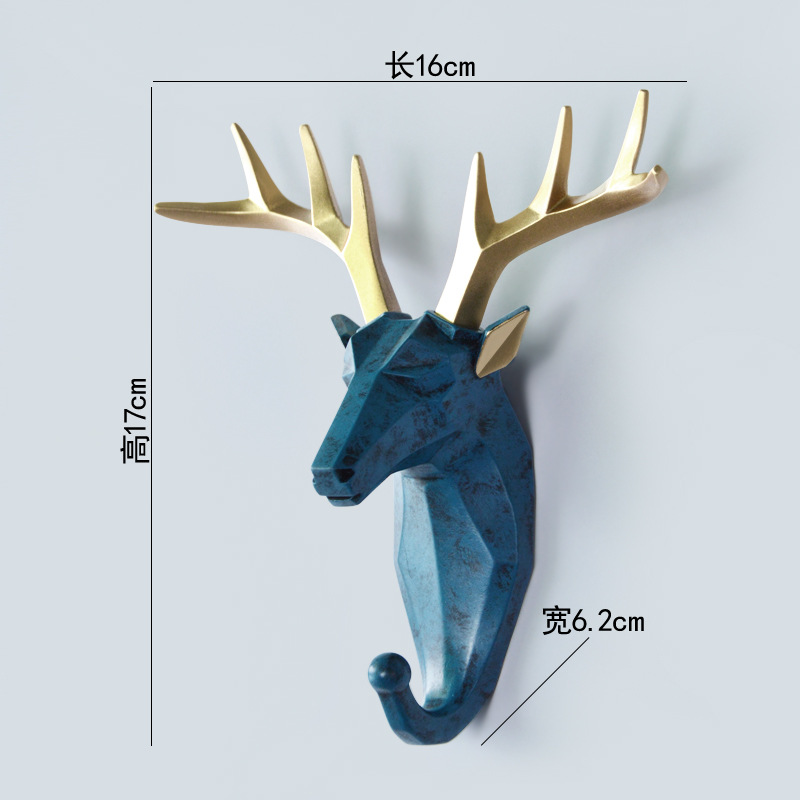 Bleu rétro (cerf)