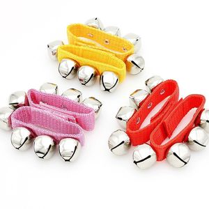 Campanas de muñeca de siete colores, sonido claro, campanas de mano con velcro, campanas de sonido, juguete para educación temprana - Product Image 3