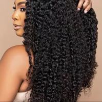 Extensions de Cheveux Bouclés Remy Naturels Importés Double Drawn de Haute Qualité 100% Cheveux Humains Bruts 100 Grammes Toutes Couleurs Adaptées Pixie Curly