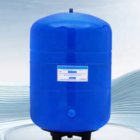 Réservoir d'eau en acier RO de 20 L bleu, haute configuration, haute pression, pour usage intensif