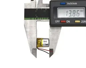 הנמכר ביותר קטן Lipo סוללה 581013 <span class=keywords><strong>3.7v</strong></span> <span class=keywords><strong>50mah</strong></span> נטענת Li-פולימר סוללה עבור מכשירים לביש חכמים - Product Image 3